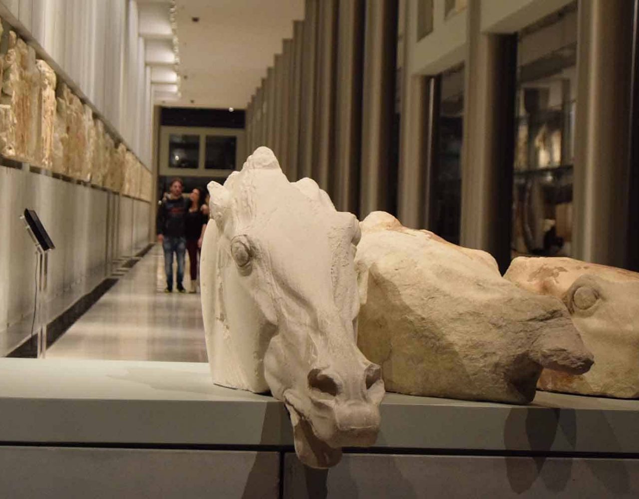 Parthenon marbles in the Acropolis Museum